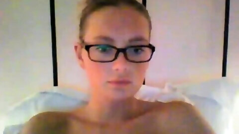 Curly Blonde Teen Records Solo Dildo...